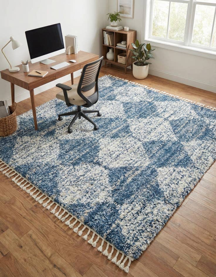 Detail image of 7' 10 x 7' 10 Serenity Shag Square Rug