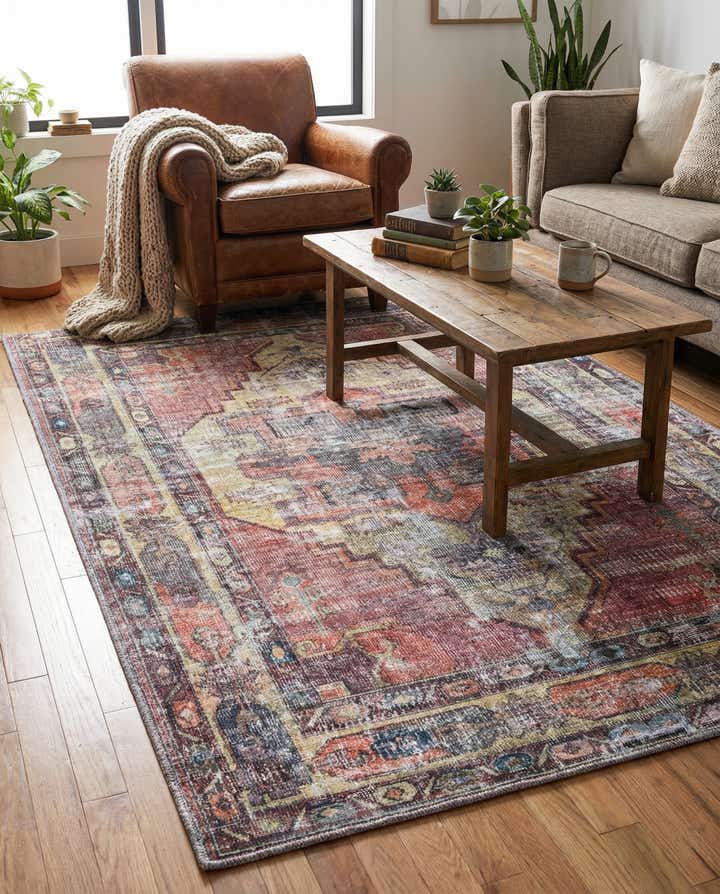 4' x 6' Washable Maahru Rug