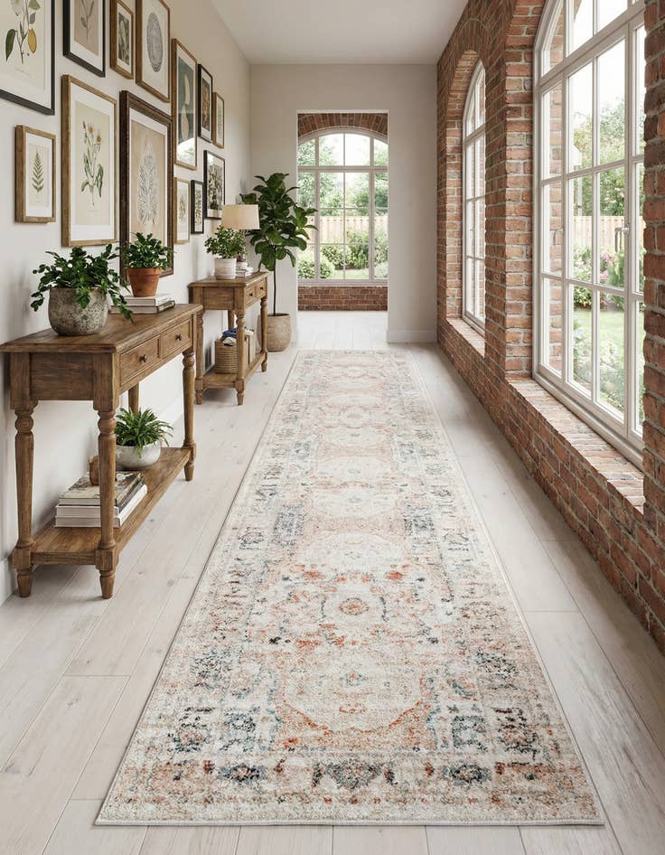 Detail image of 2' 7 x 19' 8 Madeline Vintage Runner Rug