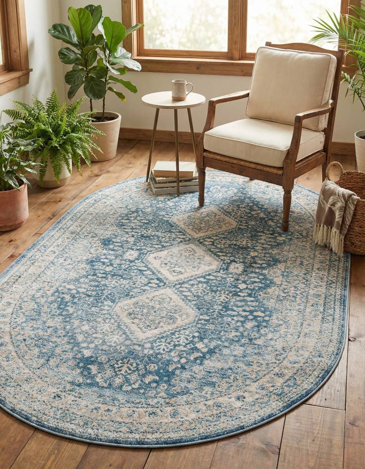 Detail image of 4' x 6' Newport Oval Rug
