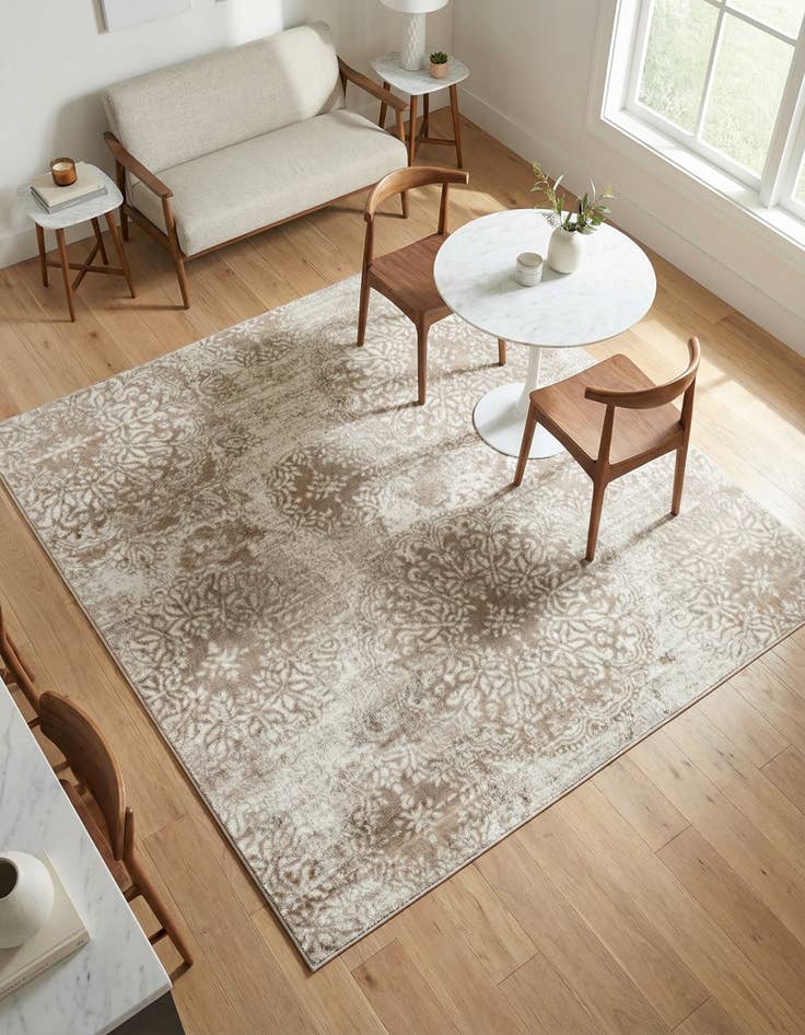 Detail image of 6' x 6' Monte Carlo Square Rug