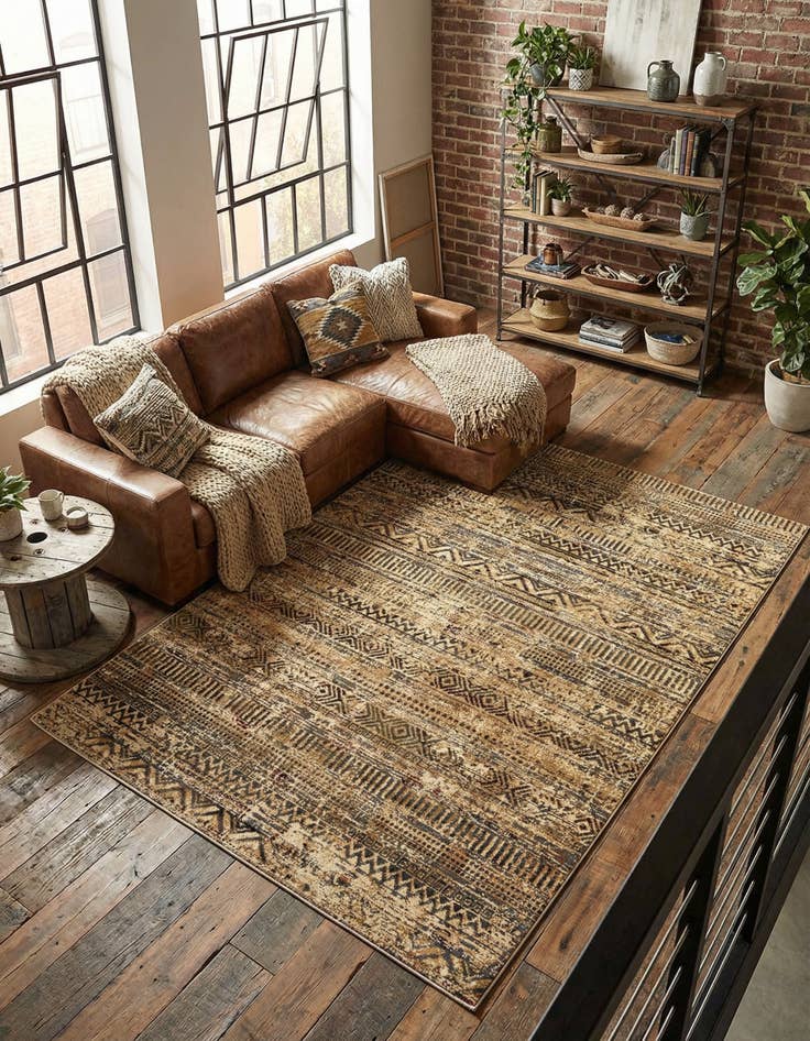 Detail image of  7' 1 x 10' Saturn Rug