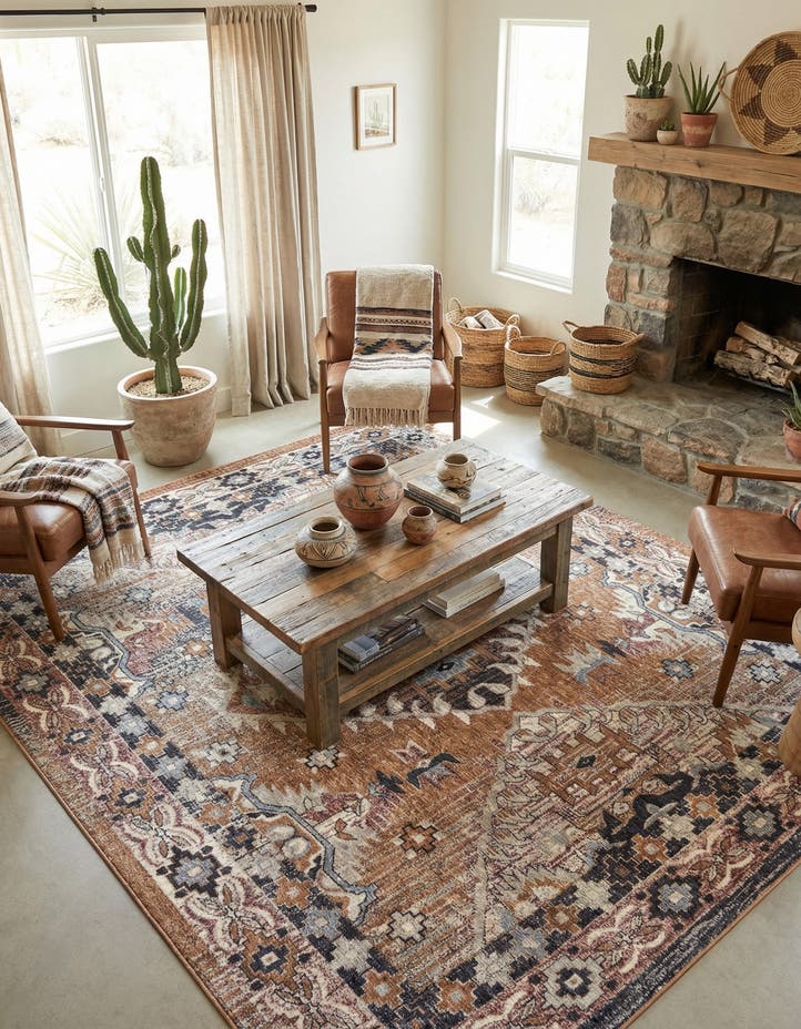 7' 10 x 10' Eco Southwestern Rug