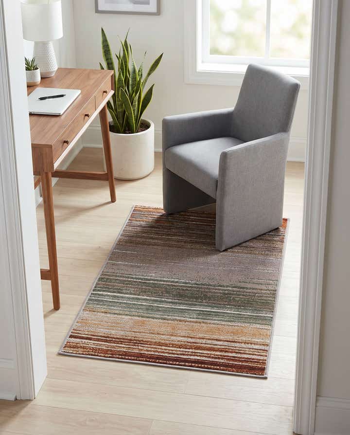2' x 3' Easy-Clean Modern Indoor / Outdoor Rug