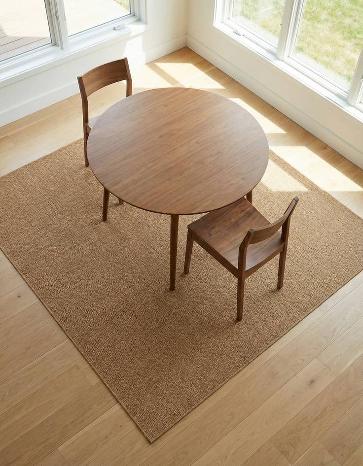 Detail image of 6' x 6' Washable Modern Indoor / Outdoor Square Rug