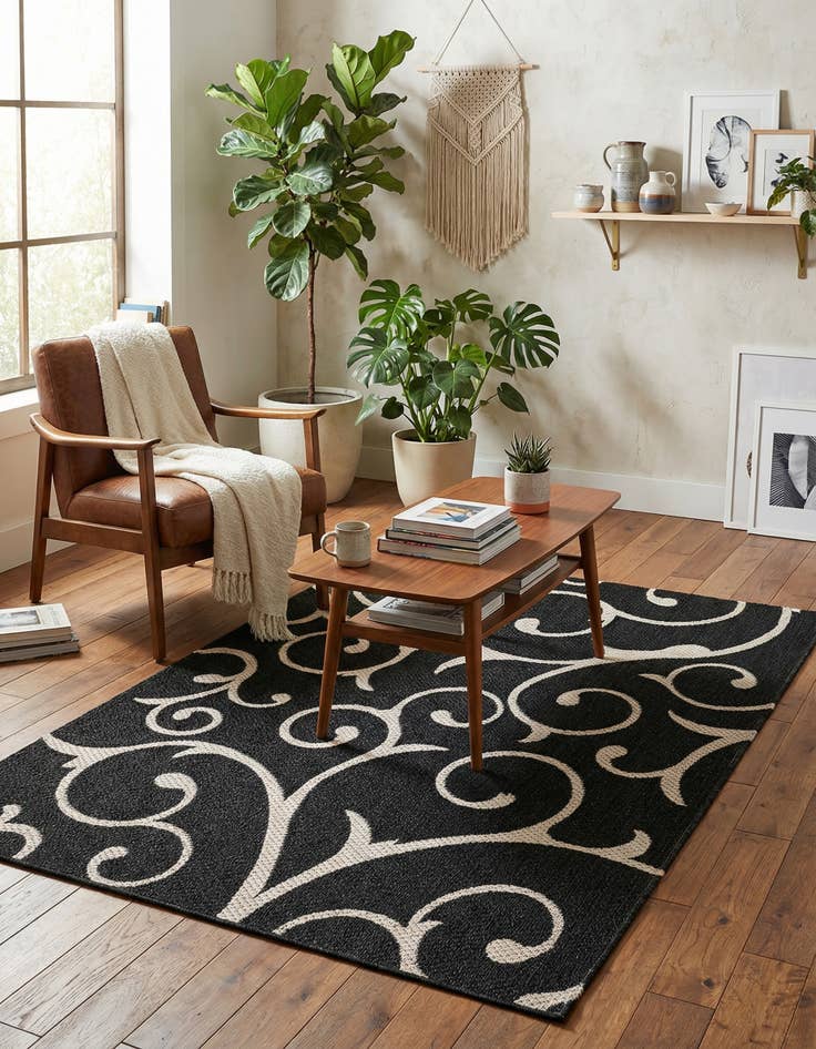 Detail image of 6' 4 x 9' Georgia Rug