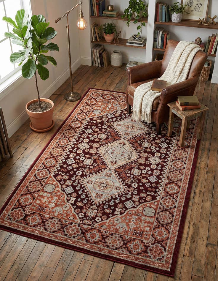 Detail image of 4' x 6' Kamala Washable Rug