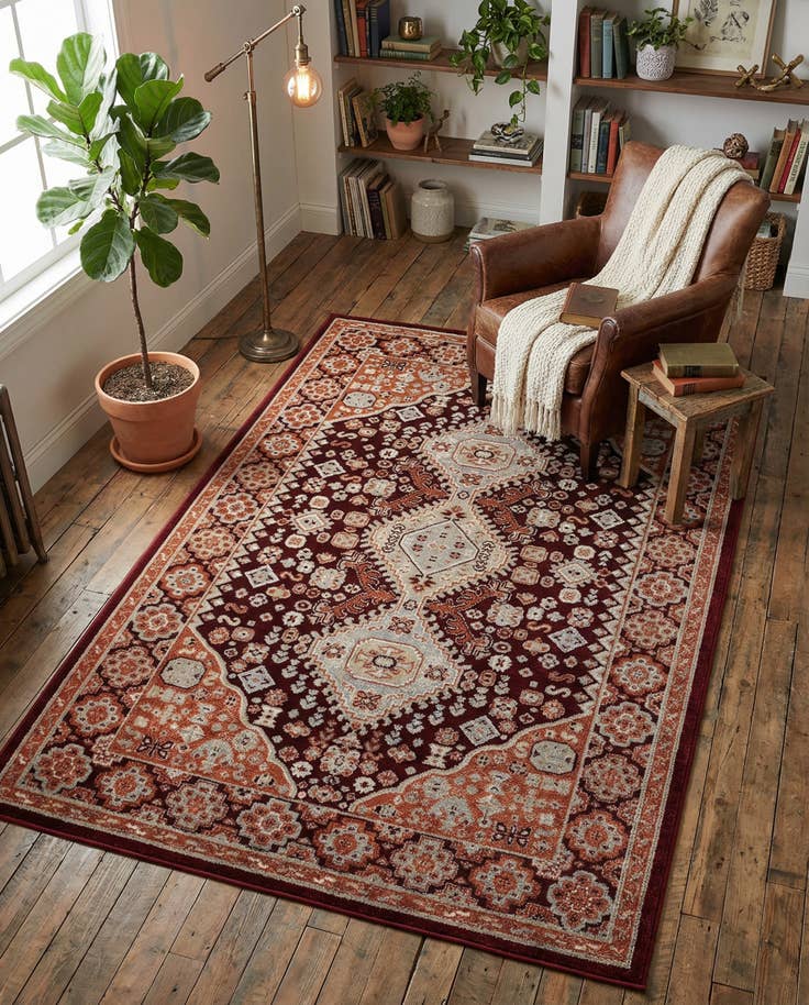 Detail image of 4' x 6' Kamala Washable Rug