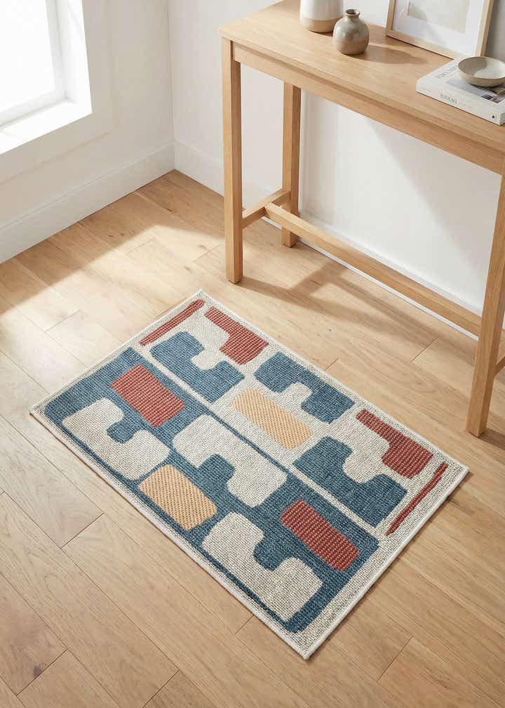 2' x 3' 1 Easy-Clean Baja Indoor / Outdoor Rug