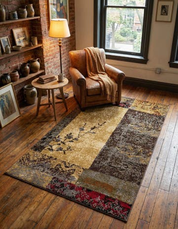 Beige Cafe Rug