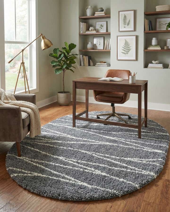 7' 10 x 10' Serenity Shag Oval Rug