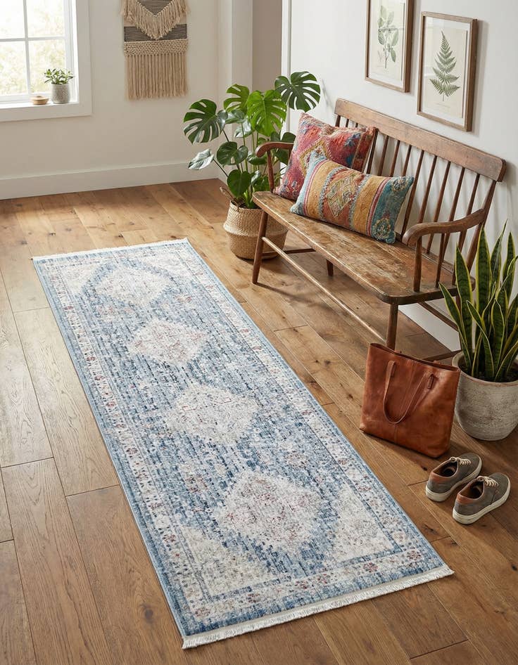 Detail image of 2' 2 x 6' Noble Runner Rug