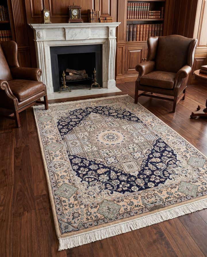 4' 2 x 6' 2 Nain Rug