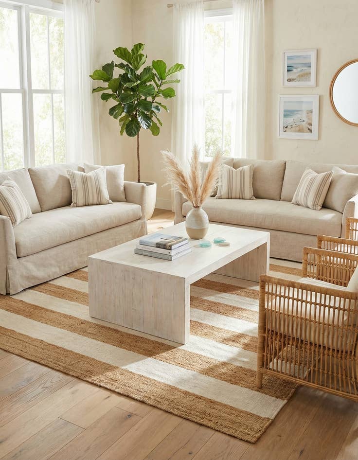 Detail image of 7' 10 x 10' Hand Woven Jill Zarin Hamptons Rug