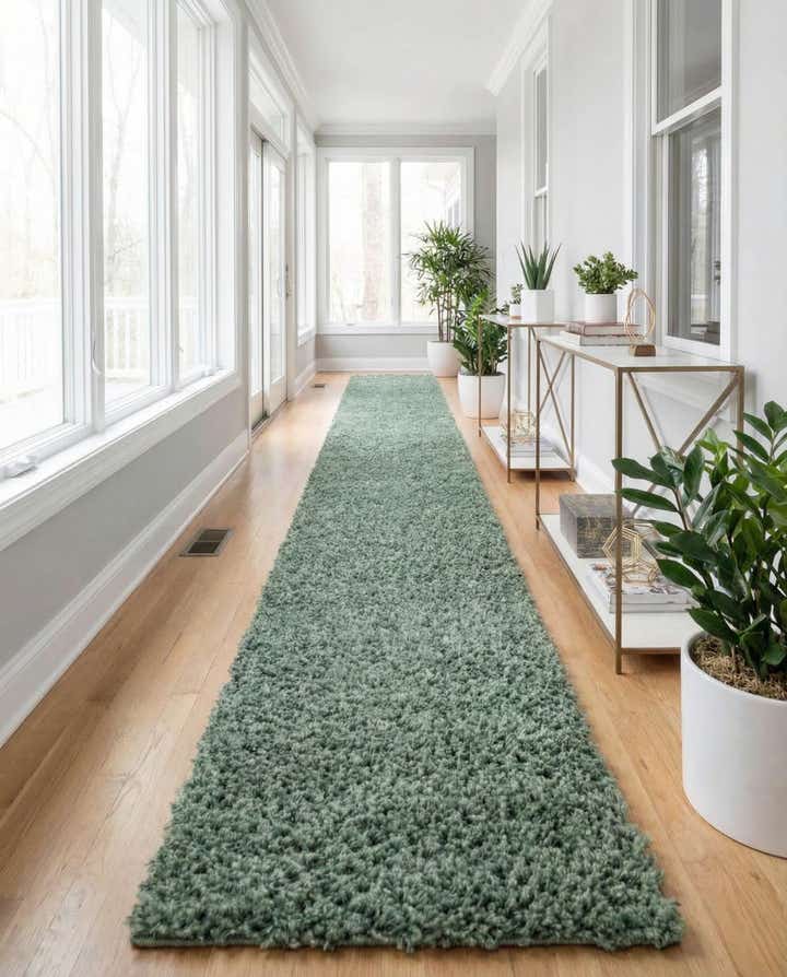 2' 7 x 20' Zermatt Shag Runner Rug