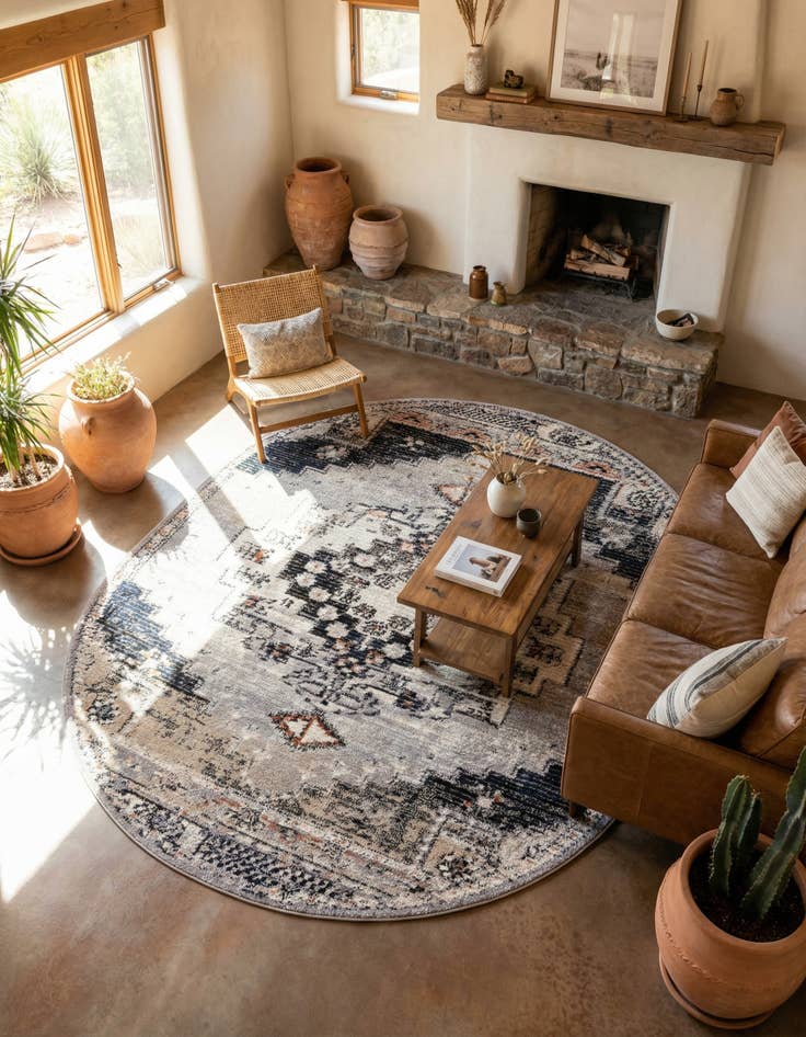 Detail image of 8' x 10' Tucson Oval Rug