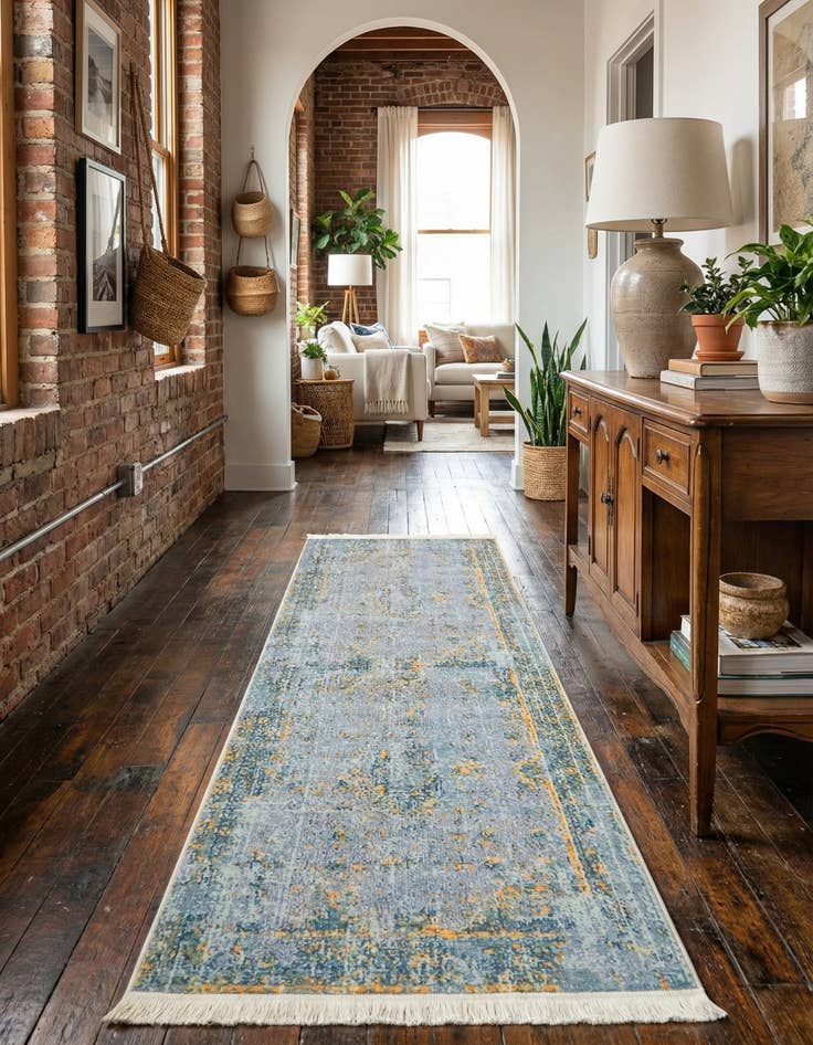 Detail image of 2' 2 x 6' Santiago Runner Rug