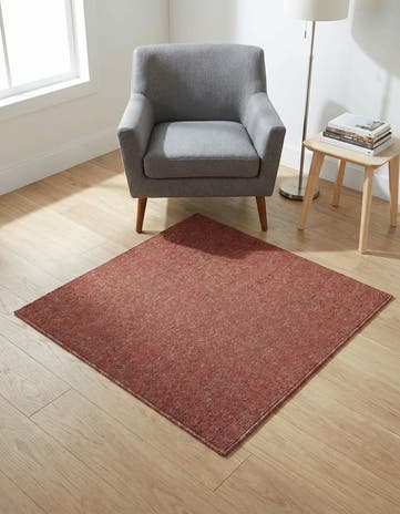 3' 3 x 3' 3 Everyday Solid Square Rug