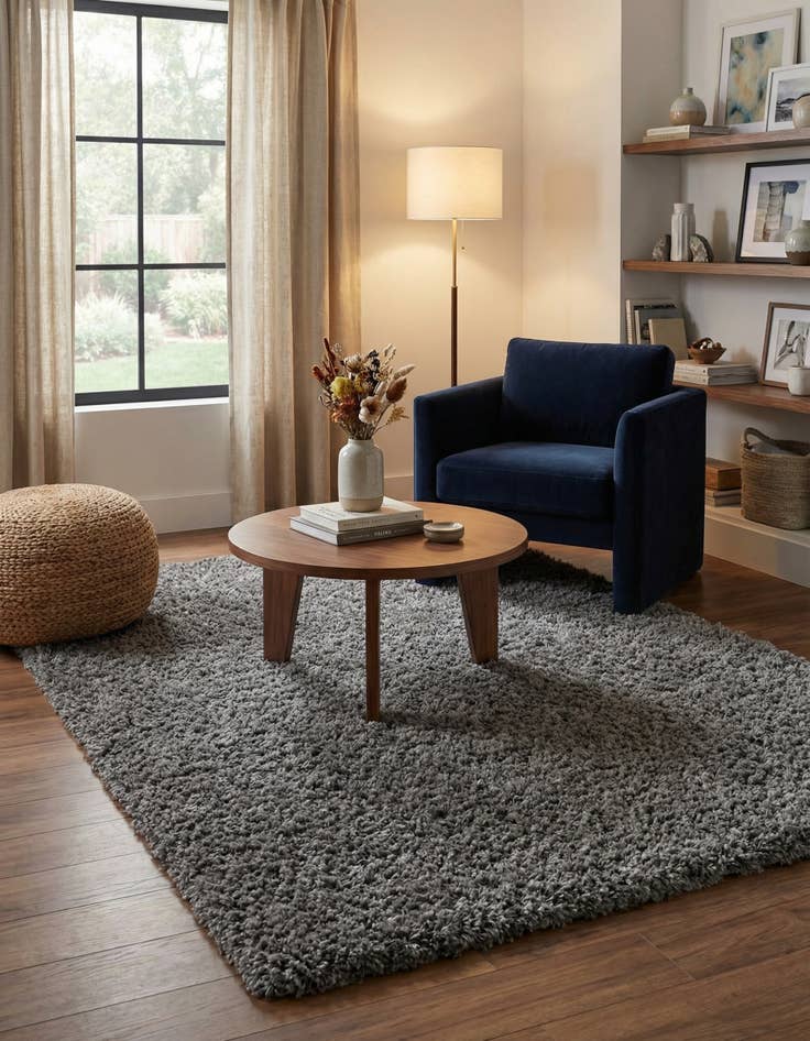 Detail image of 6' x 9' Infinity Shag Rug