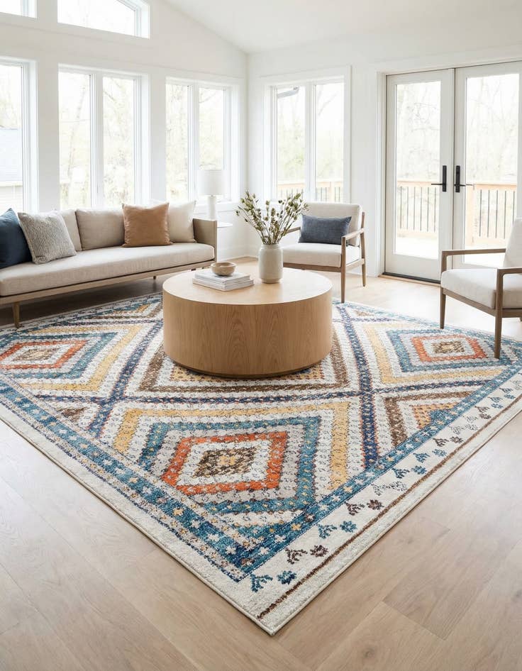 Detail image of 10' x 10' Aramis Square Rug