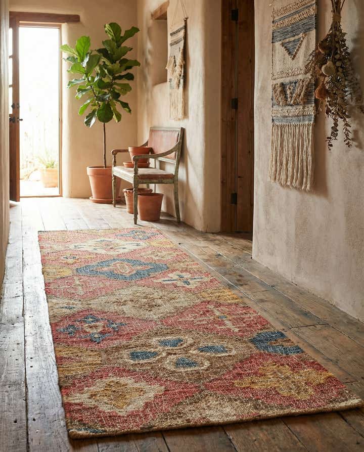 2' x 8' Hand Woven Kala Handwoven Jute Runner Rug