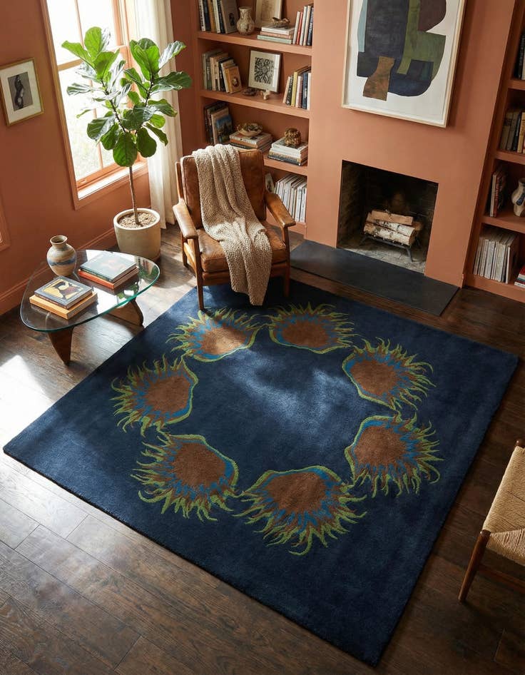 Detail image of 7' 7 x 7' 7 Luna Square Rug