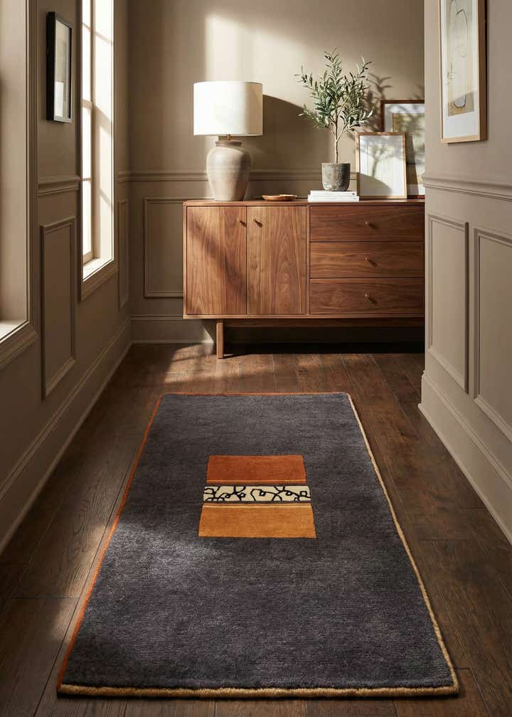 2' 3 x 4' 3 Hand Knotted Tibet Wool Runner Rug