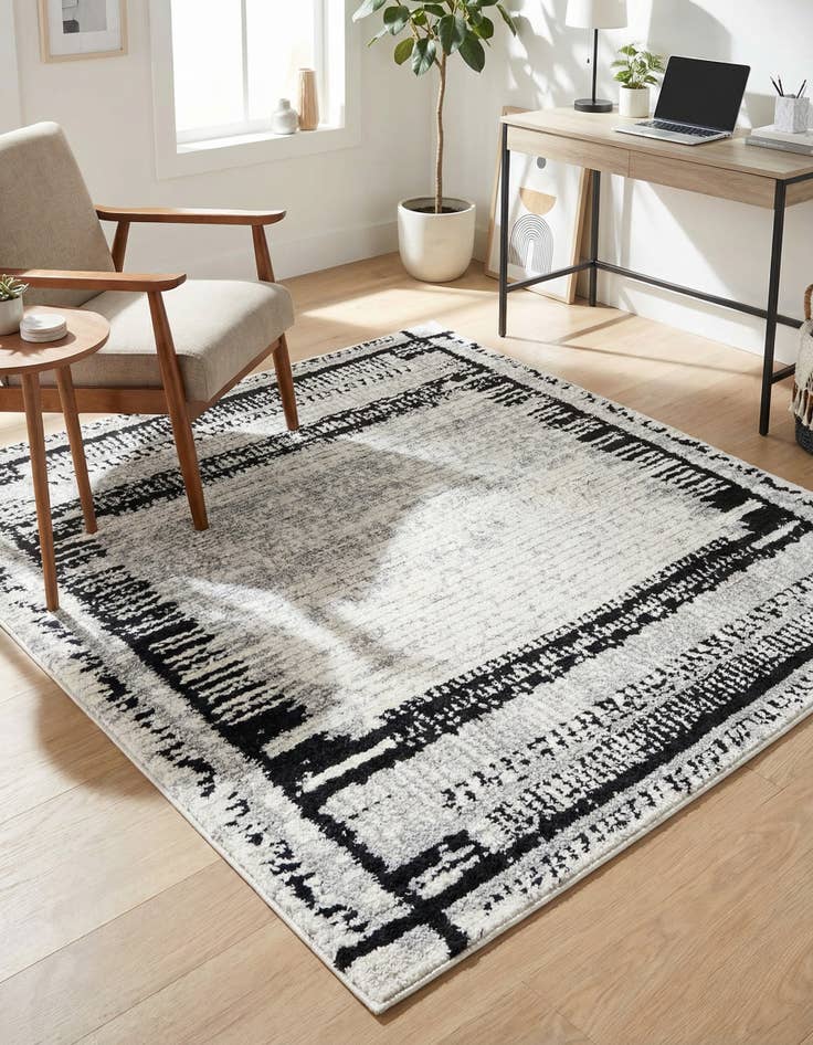 Detail image of 5' 3 x 5' 3 Tagine Square Rug