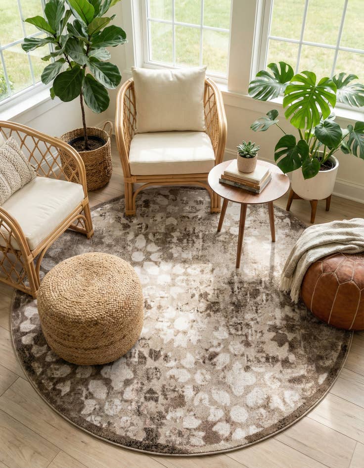 Detail image of 7' x 7' Monte Carlo Round Rug