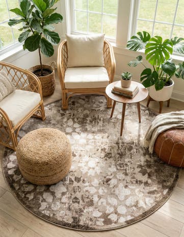 7' x 7' Monte Carlo Round Rug