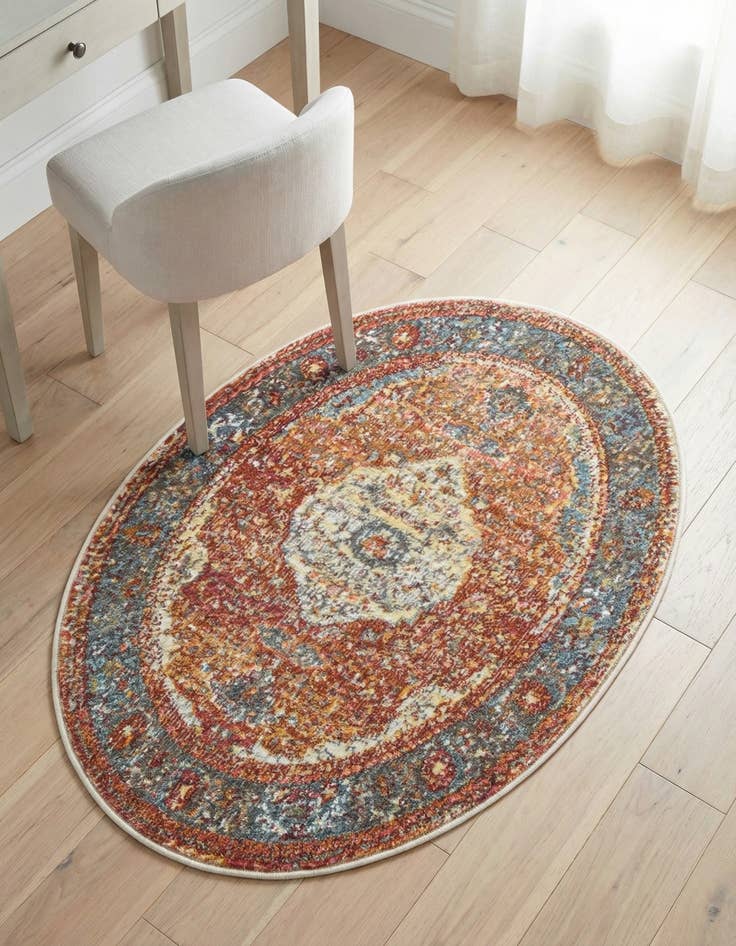 Detail image of 2' x 3' 1 Havana Oval Rug