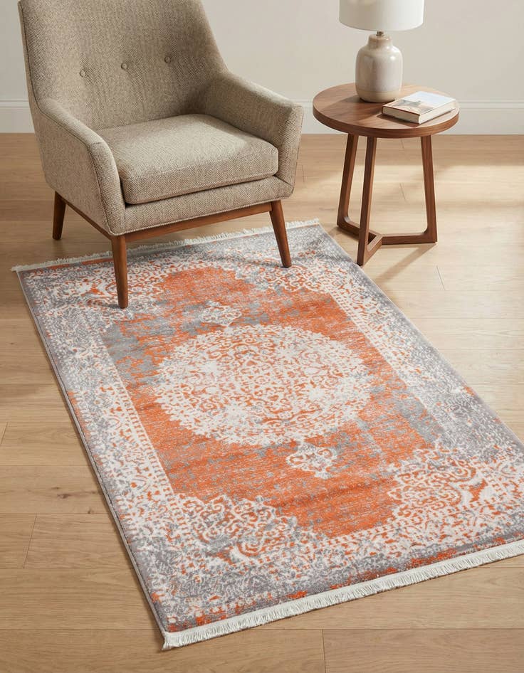 Detail image of 3' 3 x 5' 3 New Vintage Rug