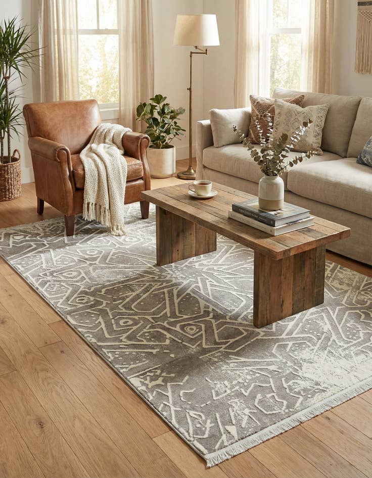 Detail image of 5' x 8' Modern Classical Rug