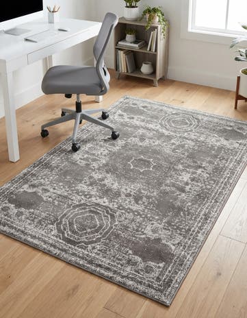 Dark Gray Dover Rug