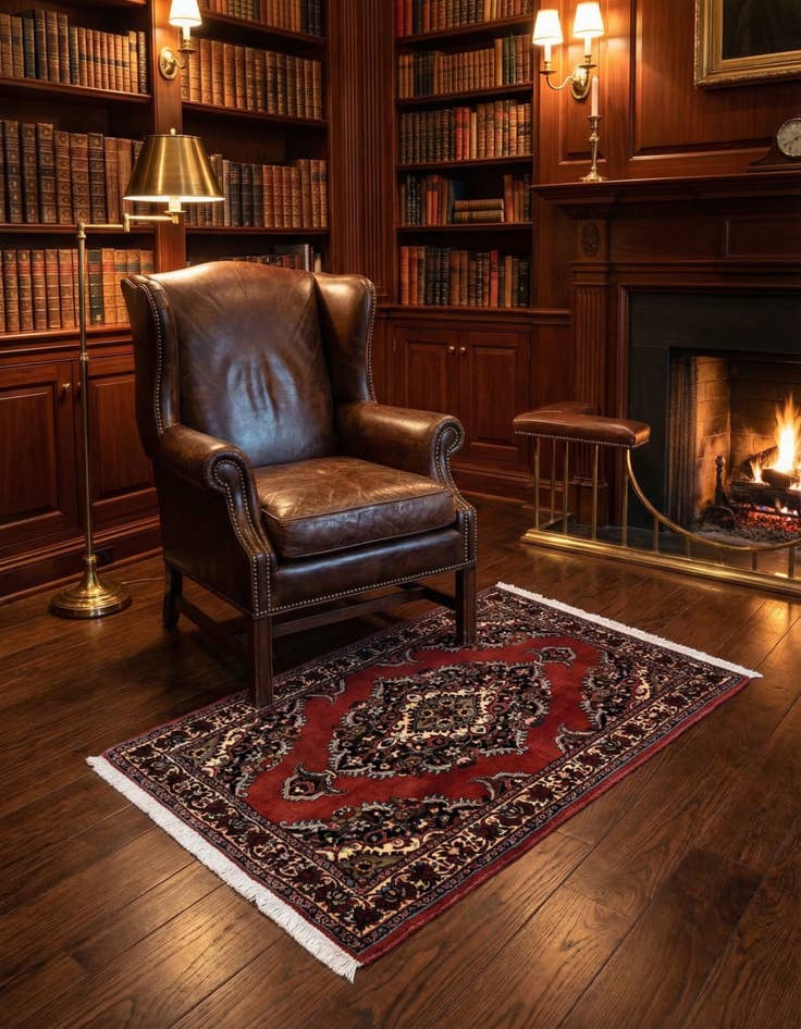 Detail image of 2' 4 x 3' 8 Bidjar Rug