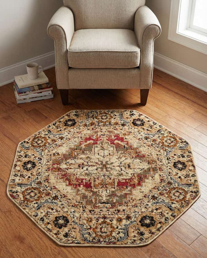 3' x 3' Saturn Octagon Rug