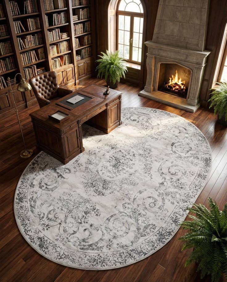 Detail image of 7' 10 x 10' Finsbury Oval Rug