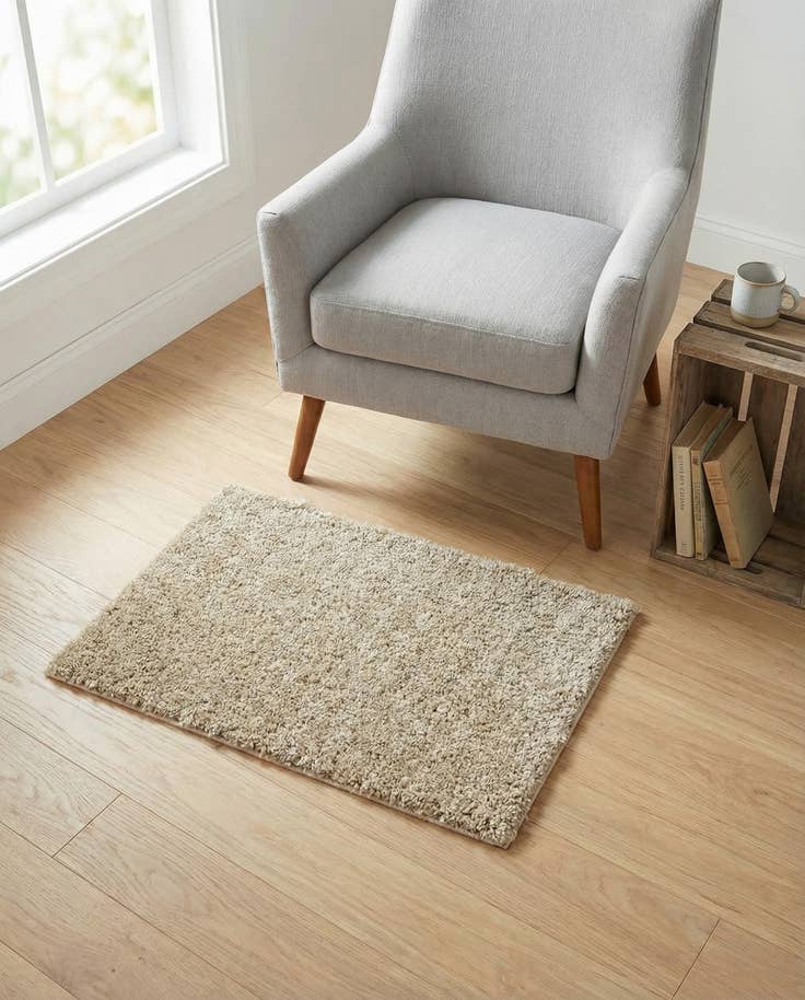 Detail image of 2' x 3' Soft Solid Shag Rug