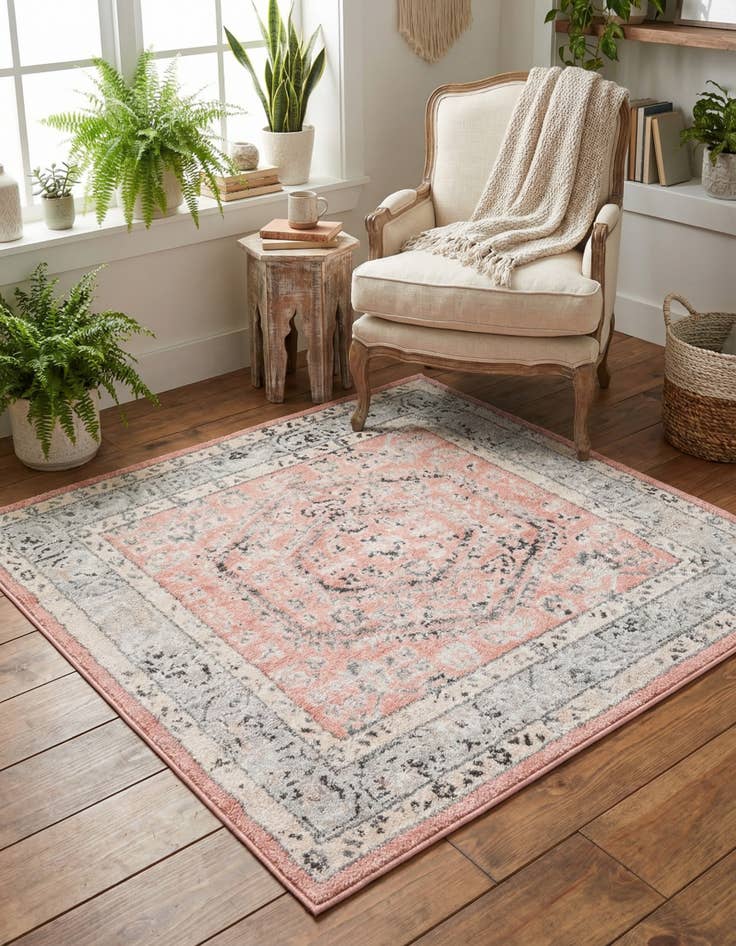 Detail image of 4' x 4' Aurelia Square Rug
