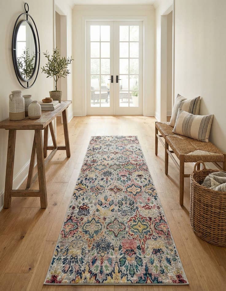 Detail image of 2' 7 x 10' Charleston Runner Rug