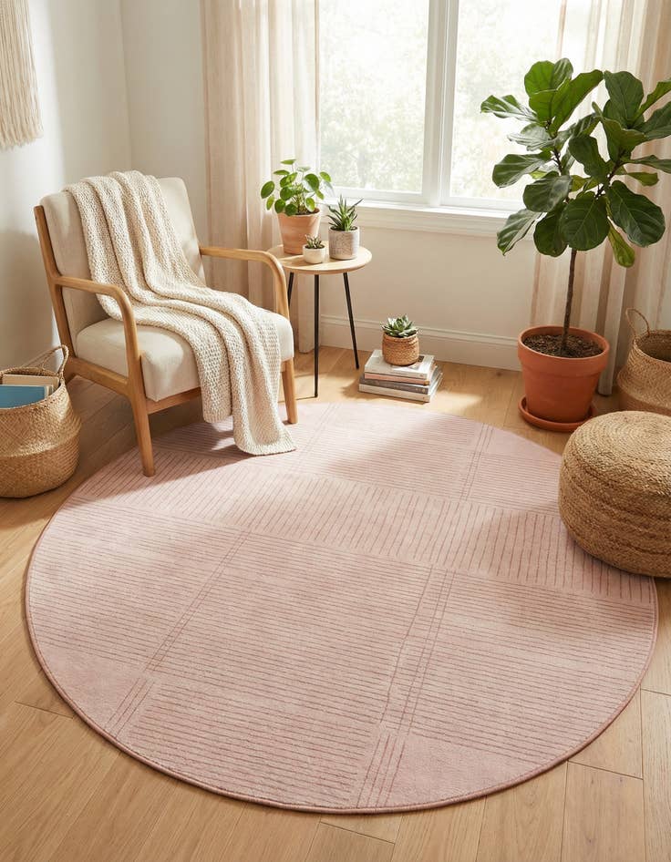 Detail image of 7' 10 x 7' 10 Hanahan Round Rug