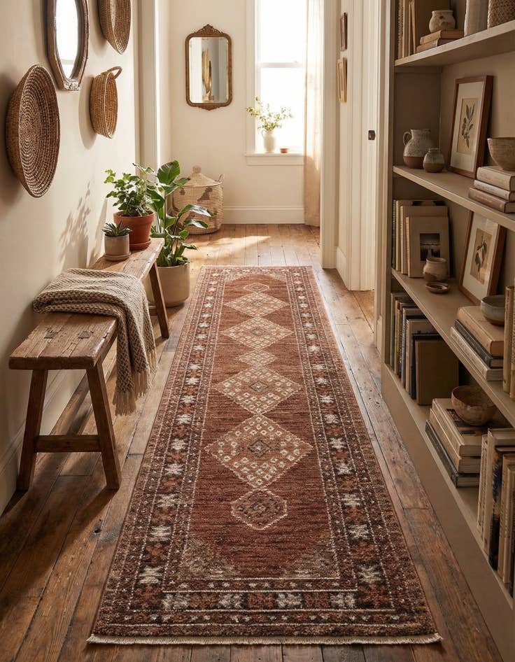 Detail image of 2' 7 x 12' 6 Grand Tradition Rug