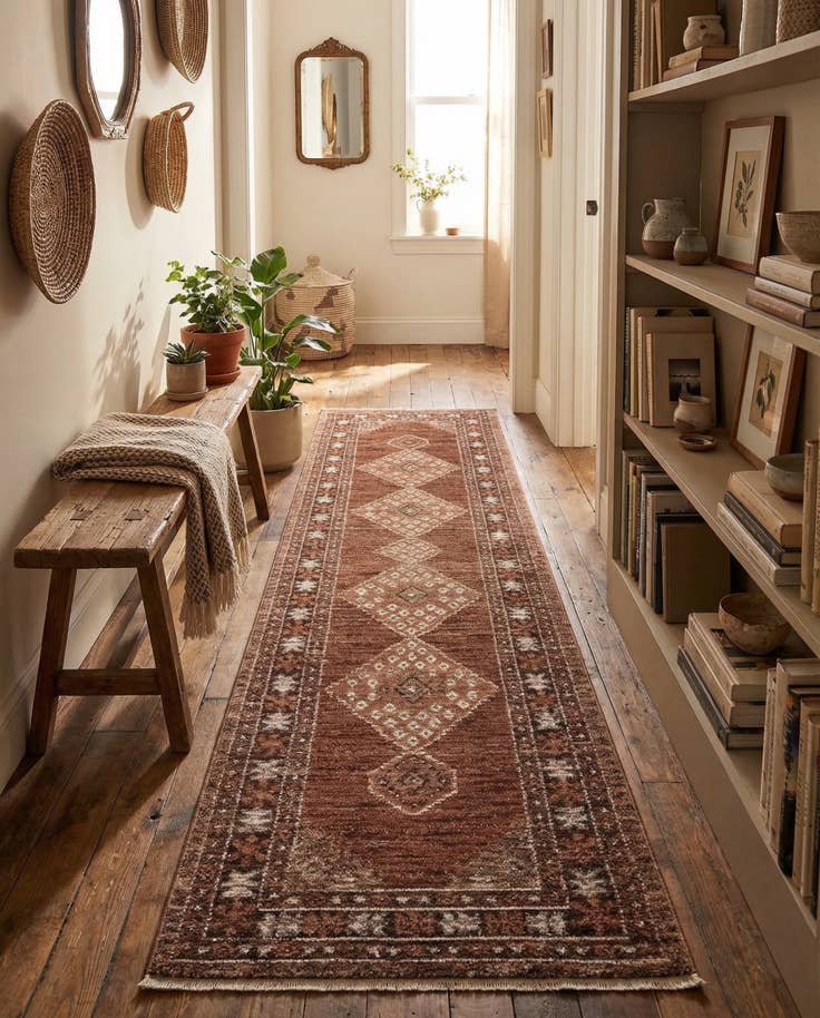 Detail image of 2' 7 x 12' 6 Grand Tradition Rug