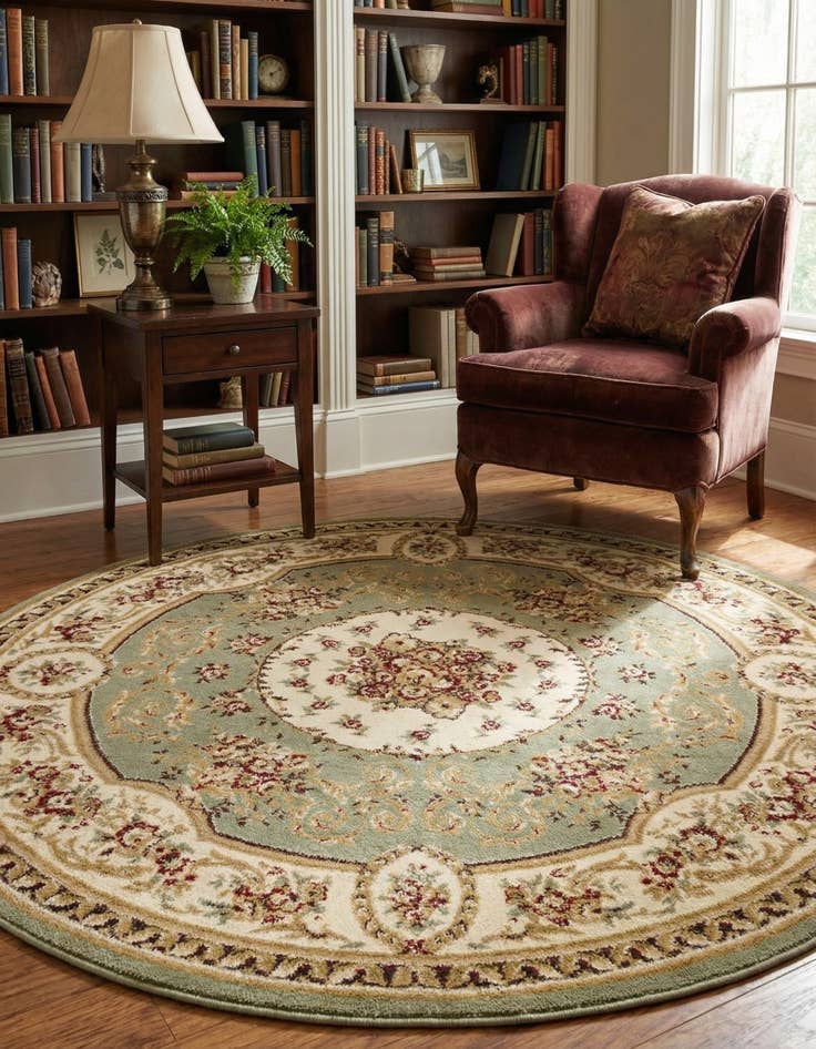 Detail image of 6' x 6' Chateau Round Rug