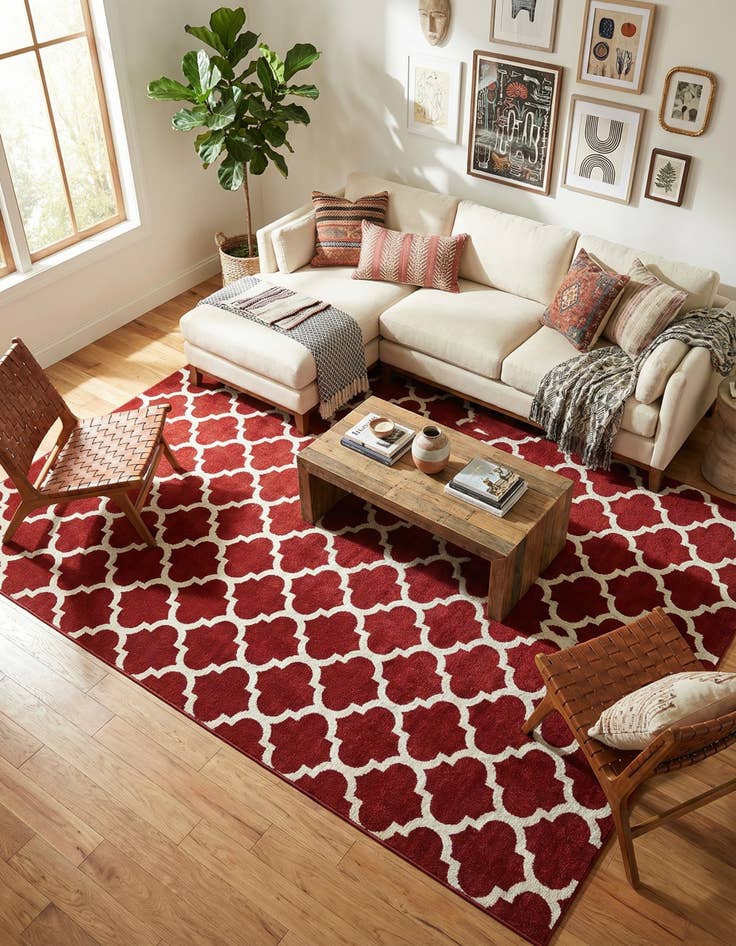 Detail image of 10' x 14' Trellis Rug