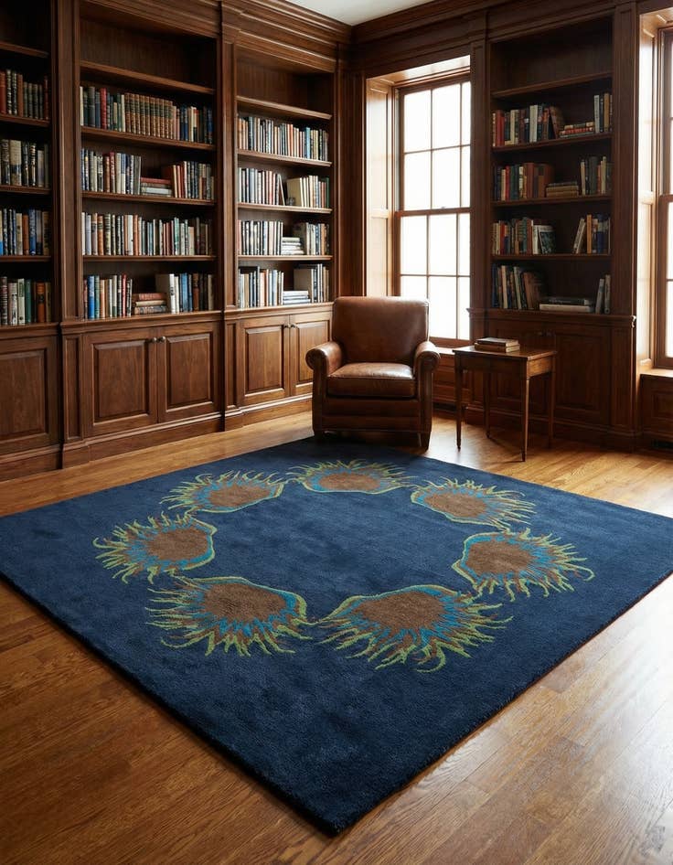 Detail image of 7' 6 x 7' 7 Luna Square Rug