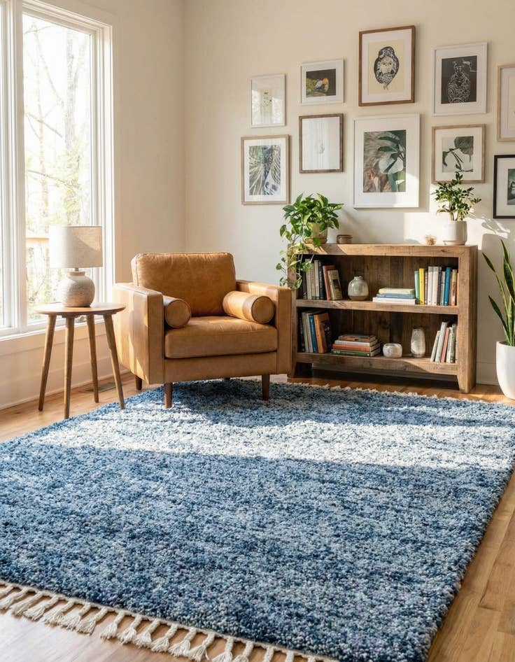 Detail image of 9' x 12' 2 Athena Shag Rug