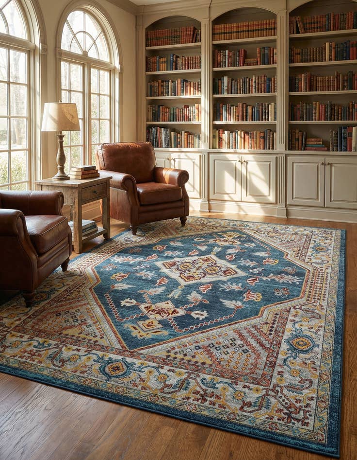 Detail image of 7' x 10' Kamala Washable Rug