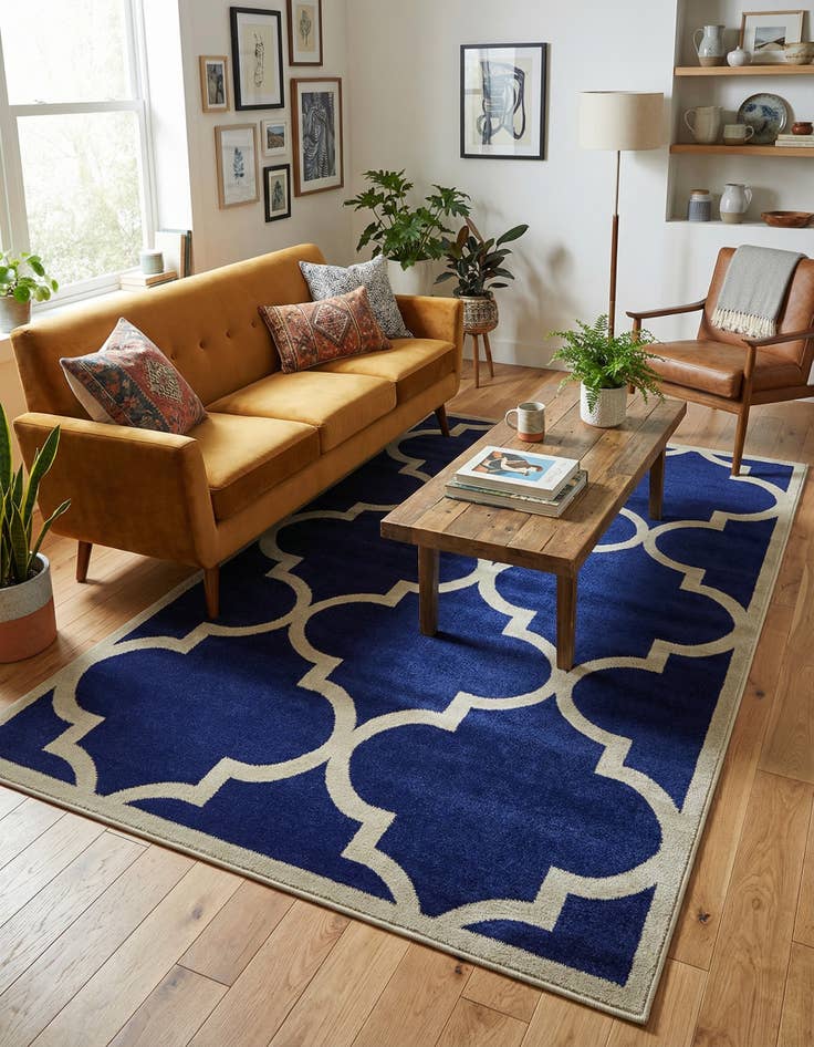 Detail image of 6' x 9' Trellis Rug