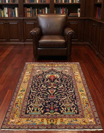 3' 2 x 4' 8 Tabriz Wool Rug